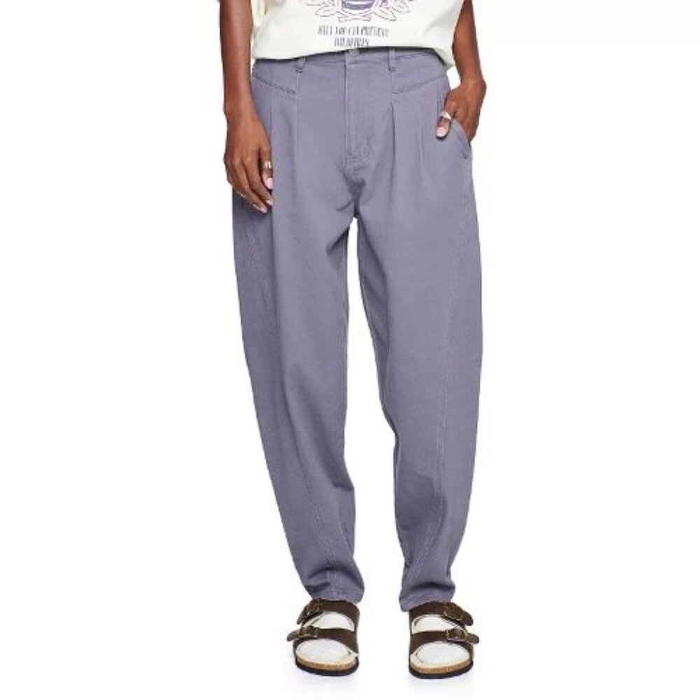 SO Pleated Front High Waist Balloon Leg Pant size 7